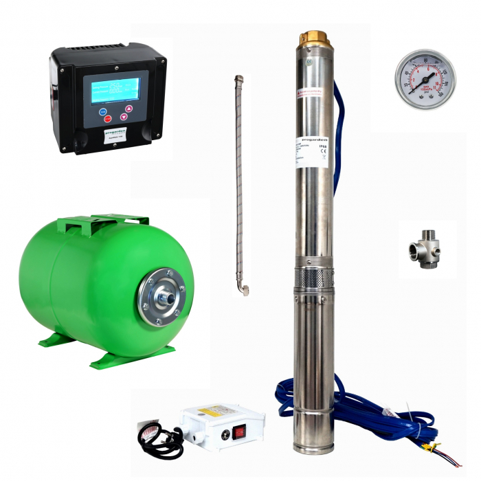 Progarden Aquamatic Vario677PRO sistem hidrofor inverter turatie variabila, 6mc/h, 77m, 11 etaje [2]