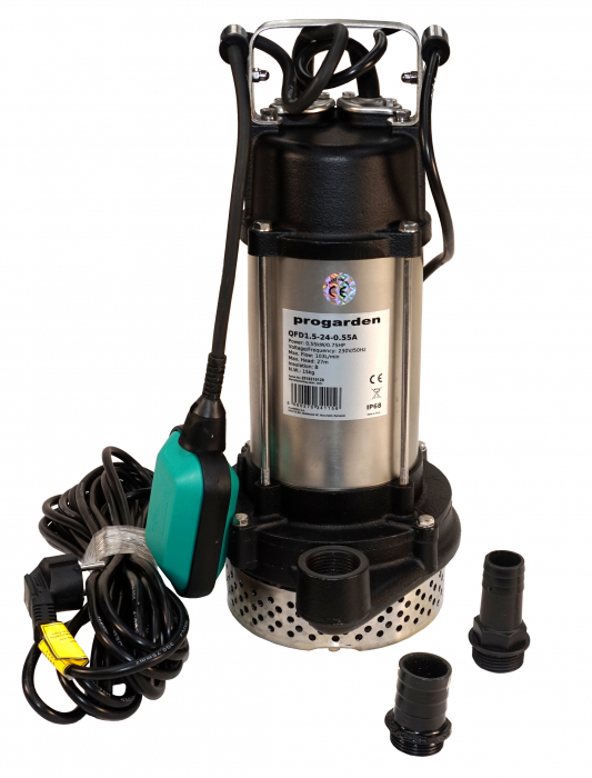 ProGARDEN QFD1.5-24-0.55A Pompa drenaj 1", 550W, apa murdara, 100L/min [1]
