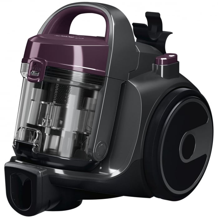 Aspirator fara sac Bosch 3A BGC05AAA1, 700W, 1.5 l, Filtru igienic PureAir, Easy Clean, Negru/Mov [2]