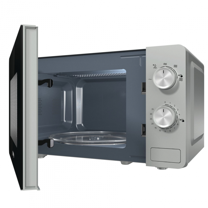 Cuptor cu microunde, Gorenje, 17L, 5 trepte, 700 W, Argintiu [4]