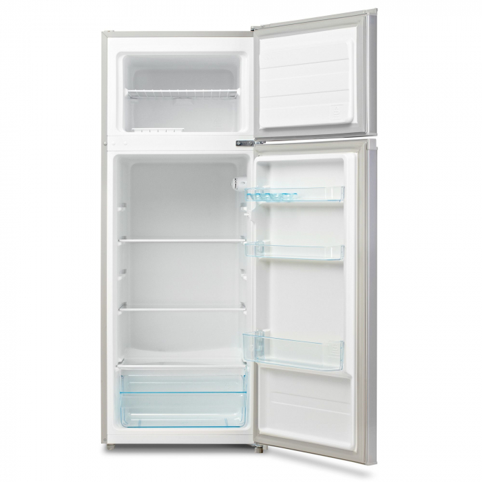 Frigider cu doua usi LDK LF 220S, 210 l, Clasa F, H 143.5 cm, Argintiu [3]