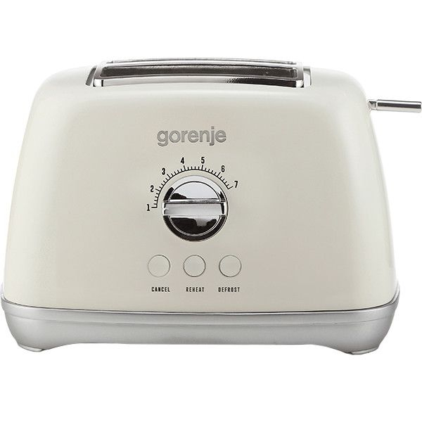 Prajitor de paine Gorenje T900RL 1.000 W, Gratar detasabil, Oprire automata, Champagne [1]