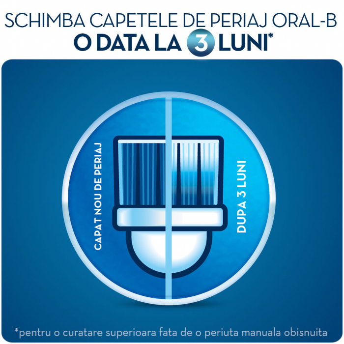 Rezerva periuta de dinti electrica pentru copii Oral-B Frozen EB10-2, 2 buc [6]