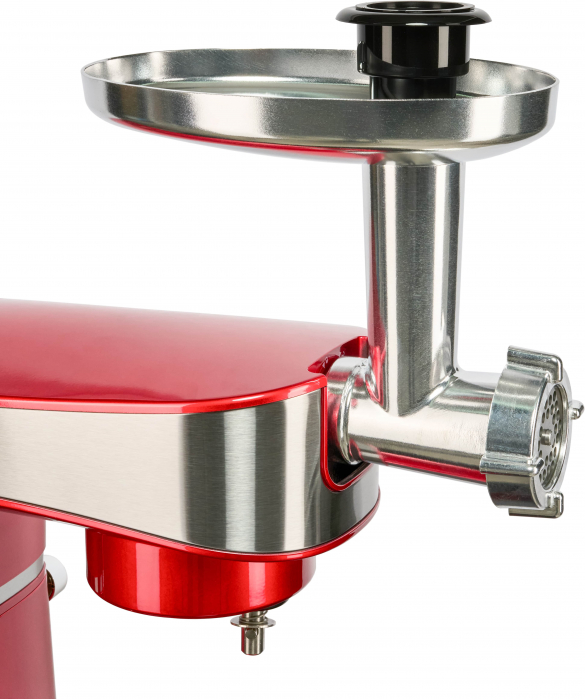 Robot de bucatarie Buntz, BMP-1500RD, 1500 W, Bol 6 L Inox, 6 Viteze, Functie Pulse, Tocator si Blender, Rosu [6]