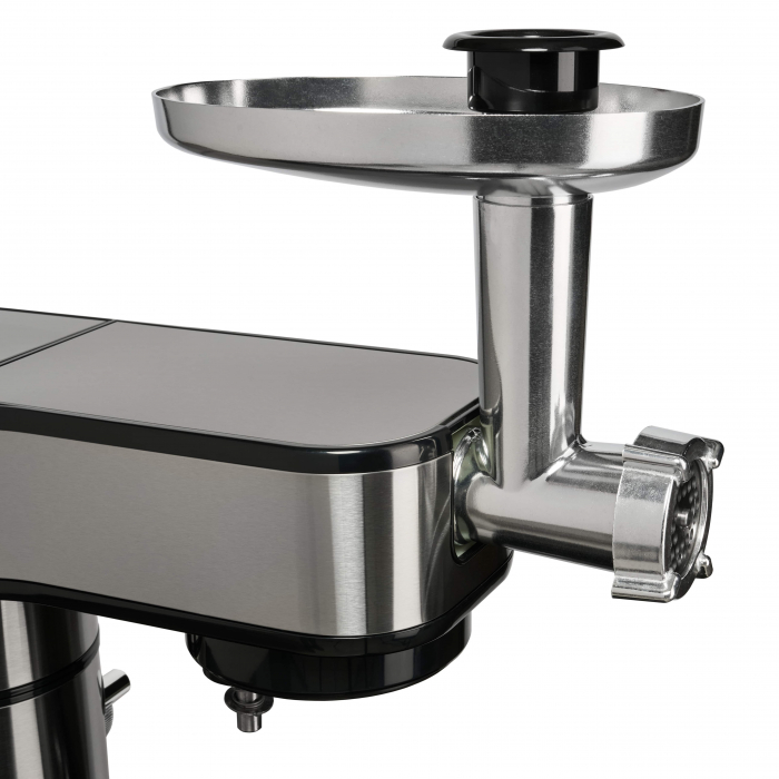 Robot de bucatarie Buntz BMP-2000SL, 2000 W, Bol 10 L Inox, 6 Viteze, Functie Pulse, display Tactil, Tocator si Blender, Inox [6]