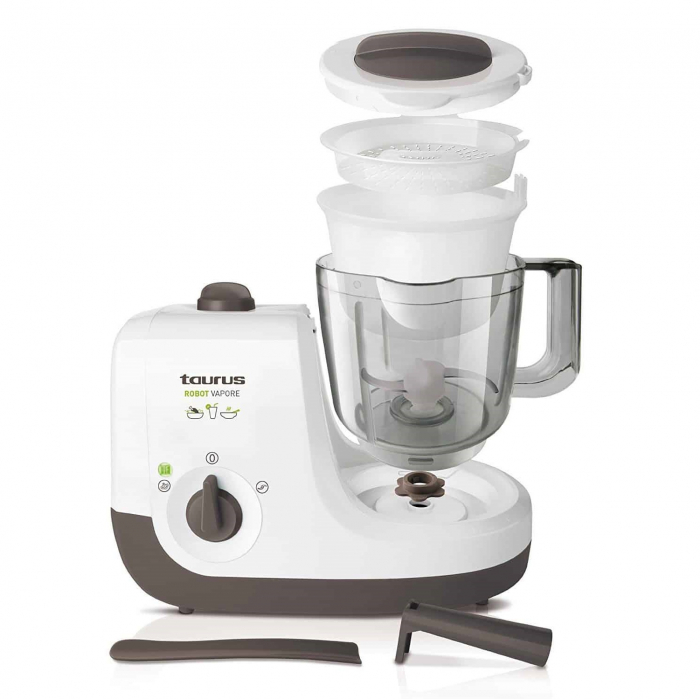 Robot Taurus Robot Vapore, 750 W,gatit alimente copii, blender/tocător/steamer [2]