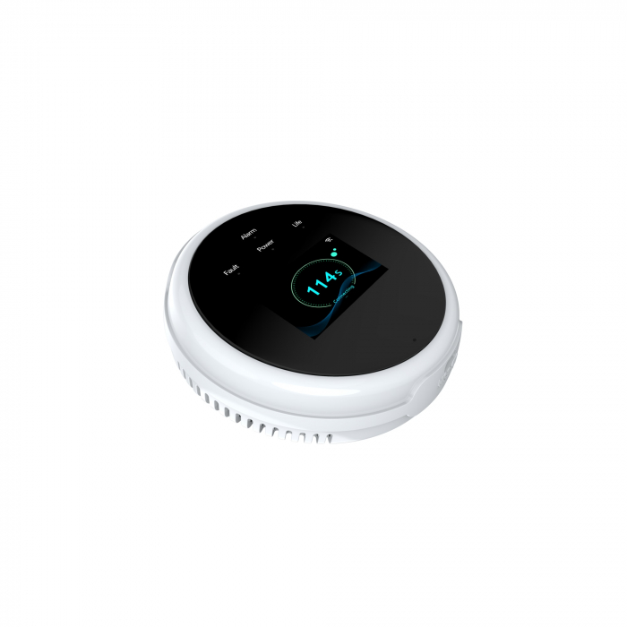Senzor detector de gaz wireless, portabil, pentru detectare scurgere de gaze, smart control, display LCD, semnal luminos si acustic cu notificare pe telefon [3]