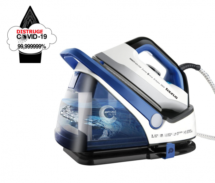 Statie de calcat Taurus Sensity Non Stop, 2200W, 5 bari, Albastru [6]
