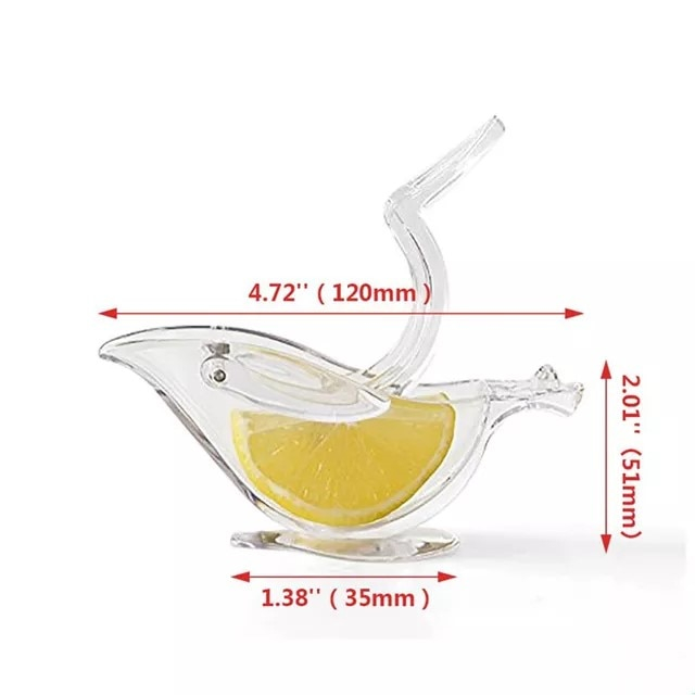 Storcator citrice, usor de folosit, 12 cm, transparent [2]