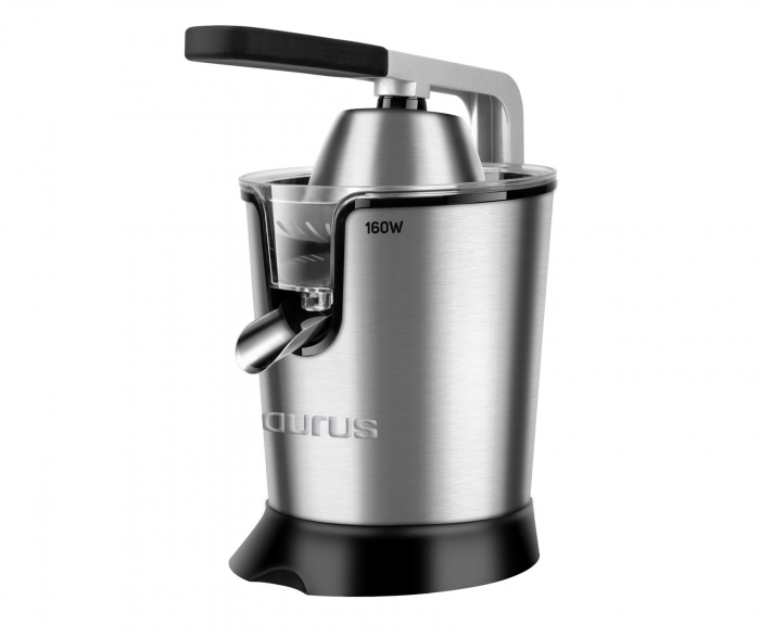 Storcator Taurus de citrice Easy Press 160, 160W, 2 Conuri, 2 Site, Anti-picurare, Negru / Inox [16]
