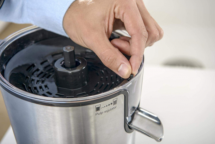 Storcator Taurus de citrice Easy Press 160, 160W, 2 Conuri, 2 Site, Anti-picurare, Negru / Inox [6]