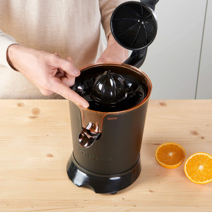 Storcator Taurus Easy Press 600, 600W, Anti-picurare, 2 conuri, 2 site, Negru [11]
