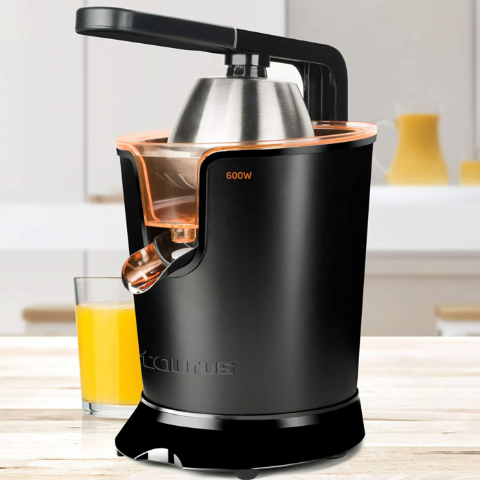 Storcator Taurus Easy Press 600, 600W, Anti-picurare, 2 conuri, 2 site, Negru [2]