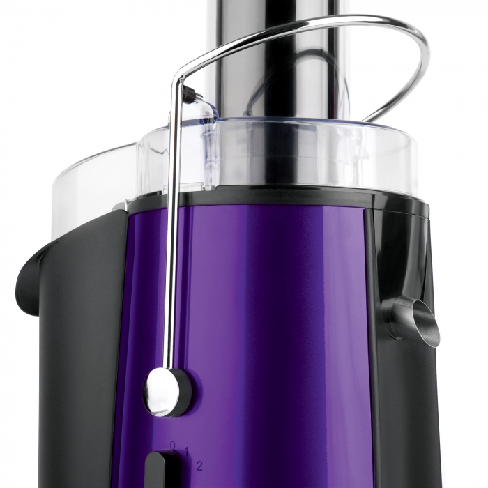 Storcator de fructe si legume Heinner XF-1000UV, 1000 W, Recipient suc 1 l, Recipient pulpa 2 l, 2 Viteze, Tub de alimentare 75 mm, Violet [3]