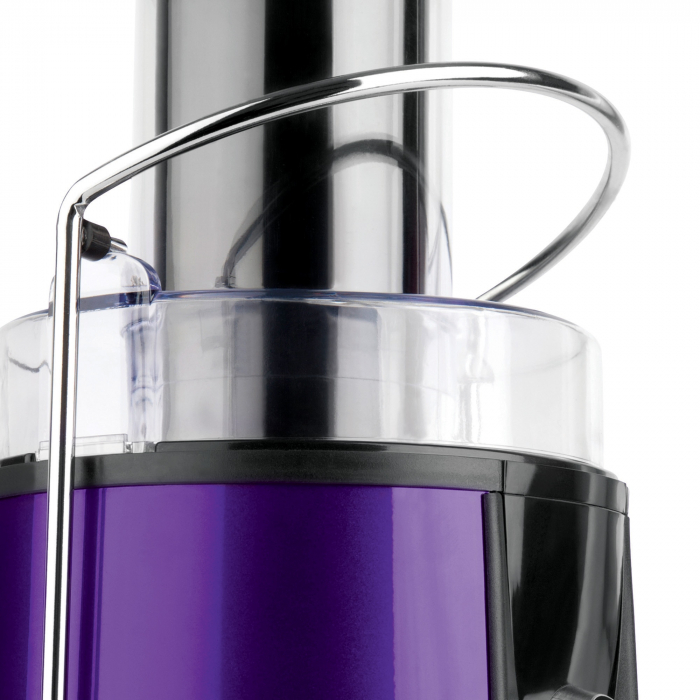 Storcator de fructe si legume Heinner XF-1000UV, 1000 W, Recipient suc 1 l, Recipient pulpa 2 l, 2 Viteze, Tub de alimentare 75 mm, Violet [4]