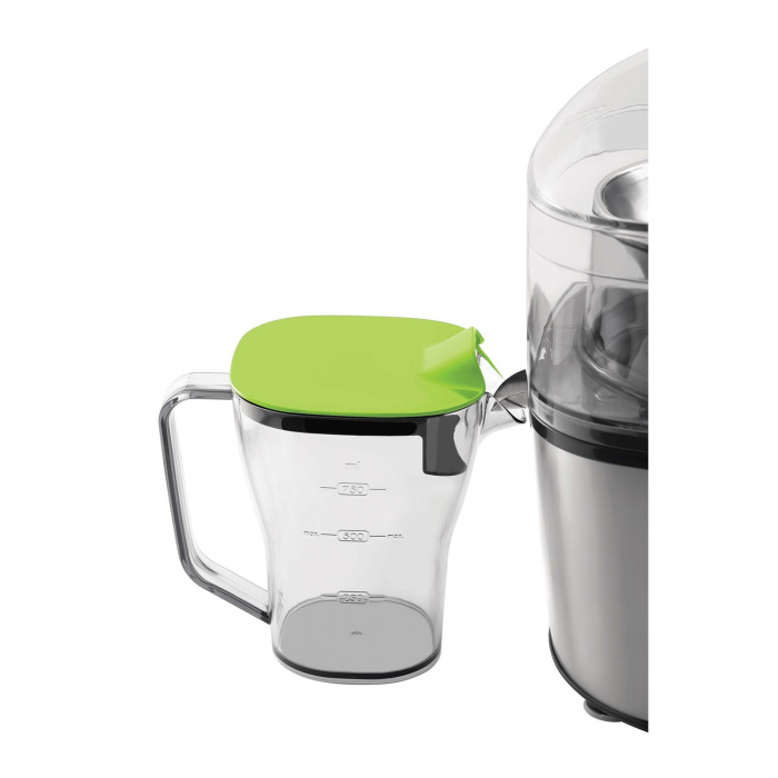 Storcator Fructe si Legume BEKO BKK2145, 0.75l, 1500W, 1 treapta putere, Argintiu-Verde [2]
