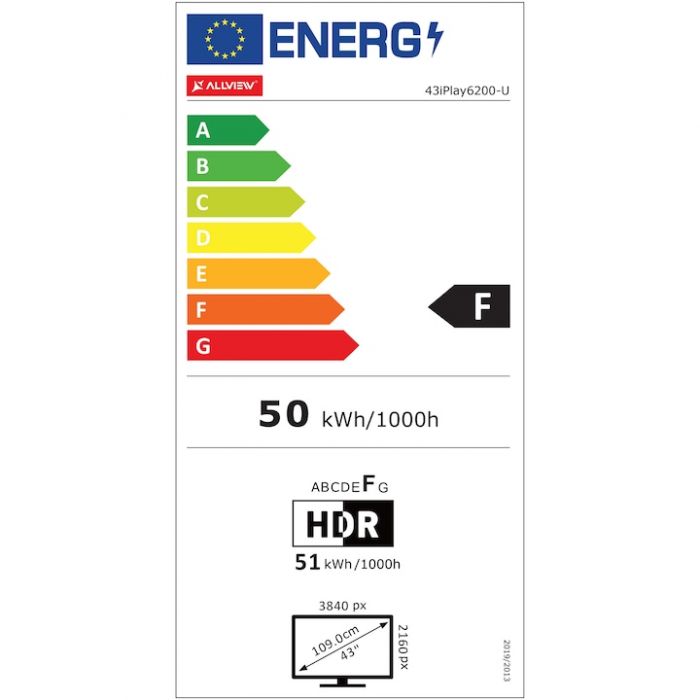 Televizor Allview LED 43iPlay6200-U, 109 cm, Smart, 4K Ultra HD, Clasa F [8]