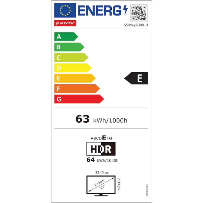 Televizor Allview LED 55iPlay6300-U, 140 cm, Smart, 4K Ultra HD, Clasa E [7]