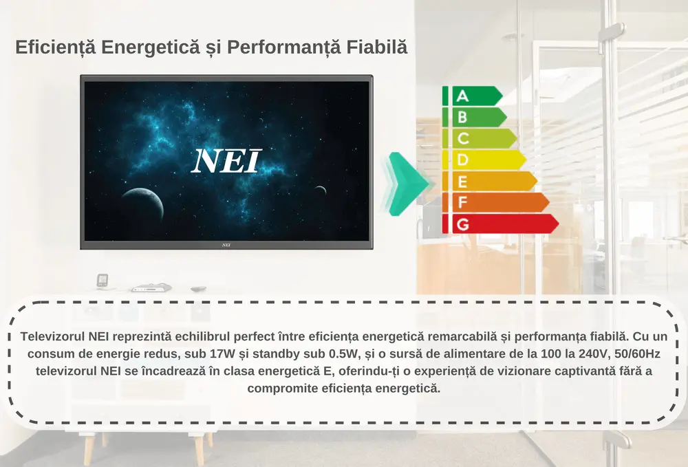 Televizor HD SMART VIDAA NEI 24NE4900, 60 cm, Clasa E, Negru [6]