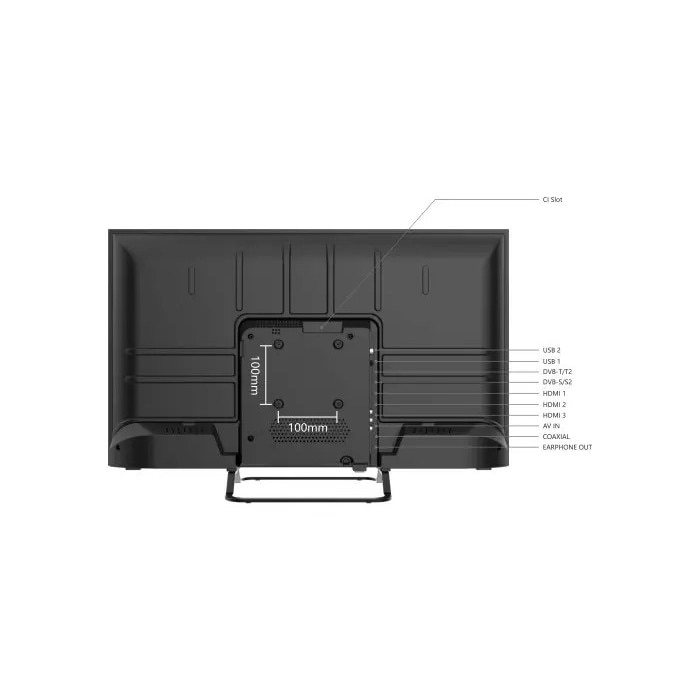 Televizor LED Non-Smart Smart Tech 32HN01V, 81 cm, HD Ready, Negru [2]