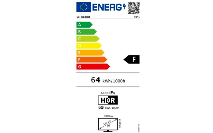 Televizor  LED Smart Schneider 50A1, 4K Ultra HD, 127 cm, negru [2]