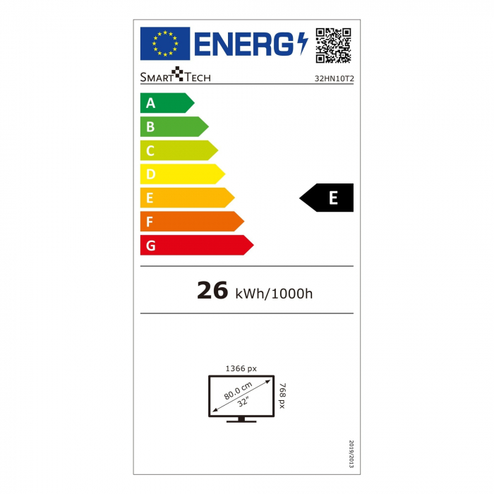 Televizor LED Smart Tech 32HN10T2, 32" (80 cm), HD, Triple Tuner, Dolby Audio, H.265, HDMI, USB [4]