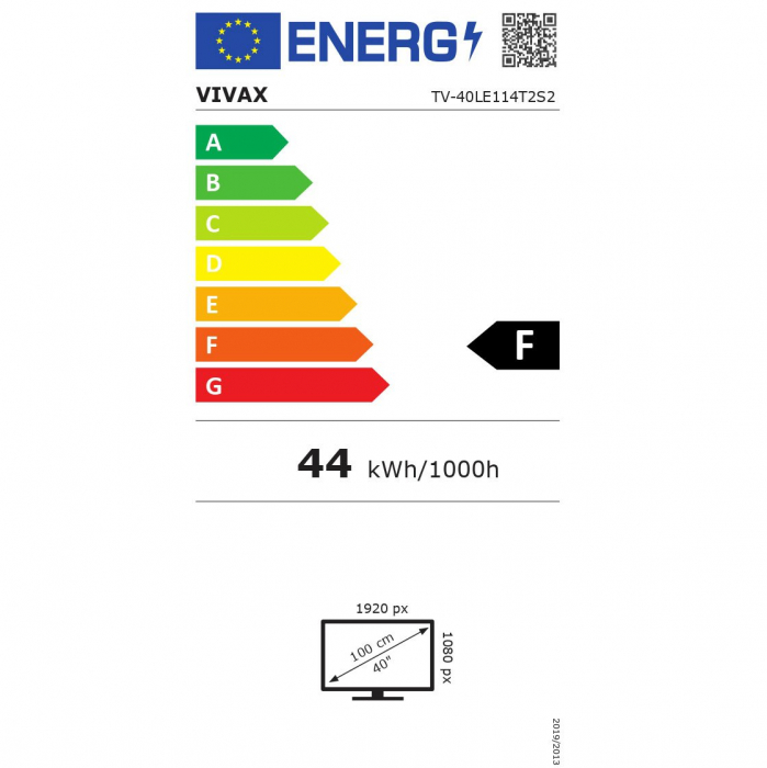 Televizor LED Vivax TV-40LE114T2S2, 100 cm, Full HD, Clasa F [4]