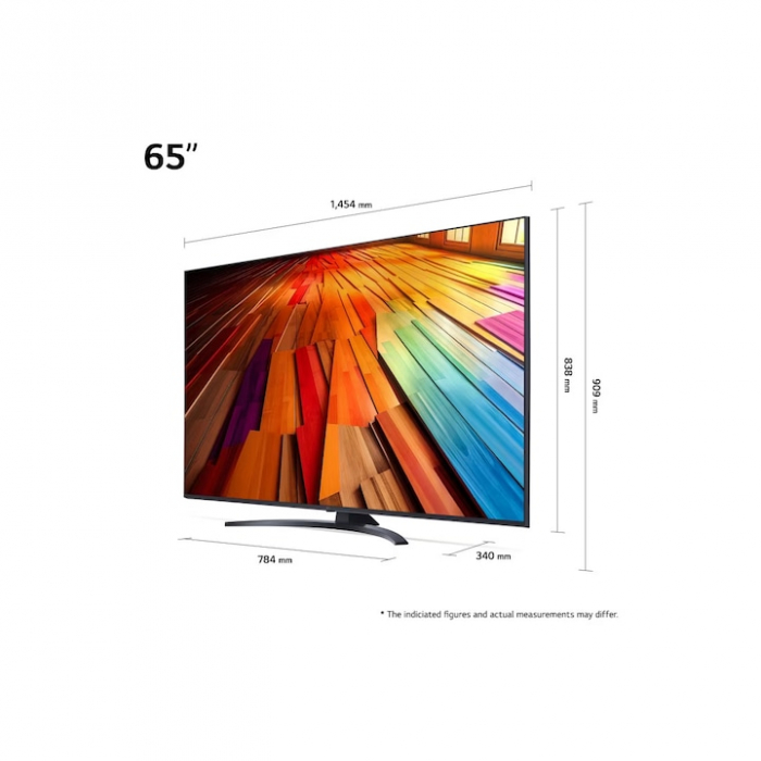 Televizor LG LED 55UT81003LA, 139 cm, Smart, 4K Ultra HD, Clasa G (Model 2024) [13]