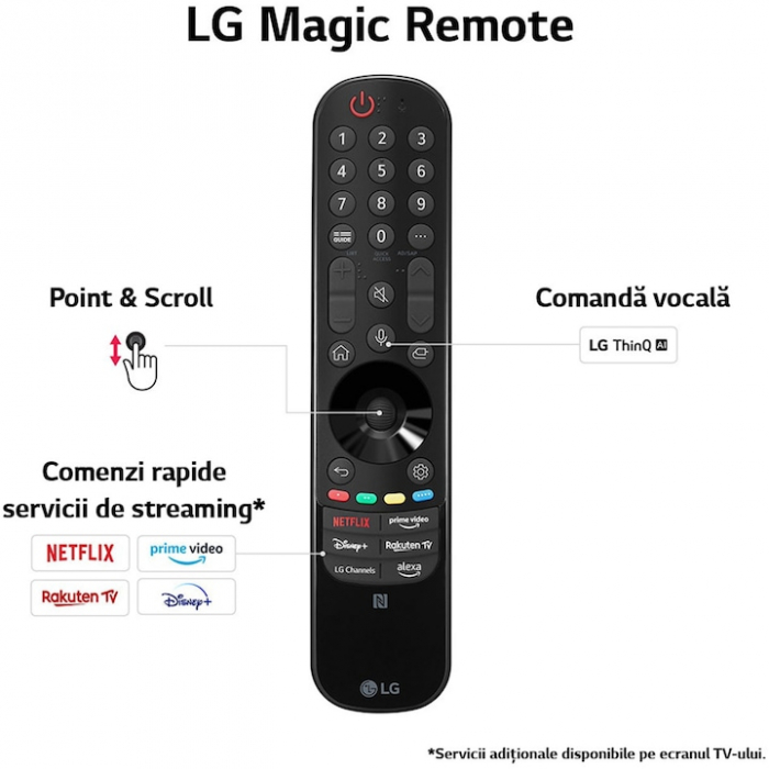 Televizor LG LED 55UT81003LA, 139 cm, Smart, 4K Ultra HD, Clasa G (Model 2024) [9]