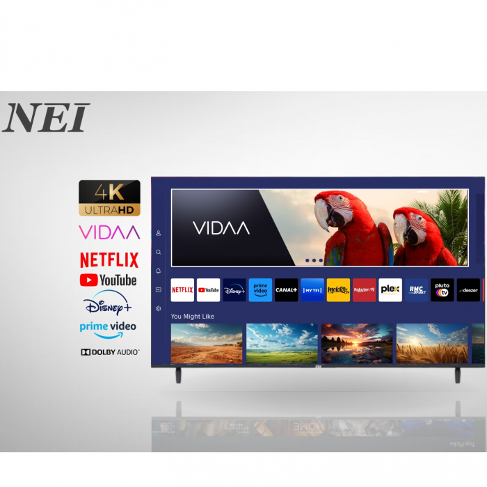 Televizor NEI LED 43NE6901, 109cm, Smart, 4K Ultra HD, Clasa E [2]
