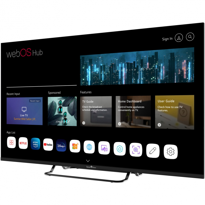Televizor SmartTech LED 43UW02V, 108 cm, Smart WebOS, 4K Ultra HD, Clasa F [5]