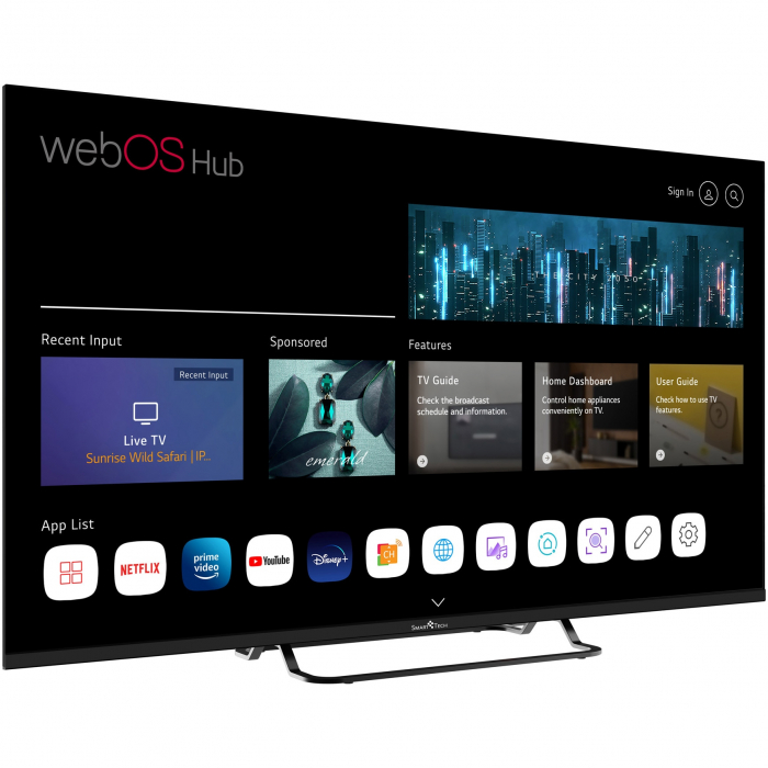Televizor SmartTech LED 43UW02V, 108 cm, Smart WebOS, 4K Ultra HD, Clasa F [4]