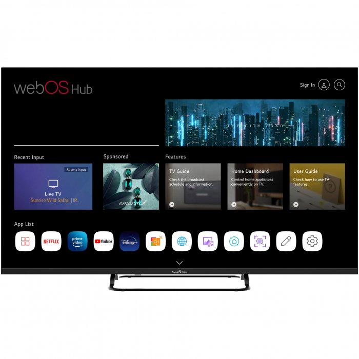 Televizor SmartTech LED 43UW02V, 108 cm, Smart WebOS, 4K Ultra HD, Clasa F [3]