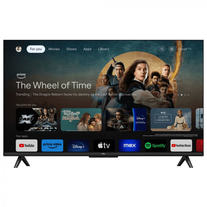 Televizor TCL LED 43V6B, 108 cm, Smart Google TV, 4K Ultra HD, Clasa F [4]