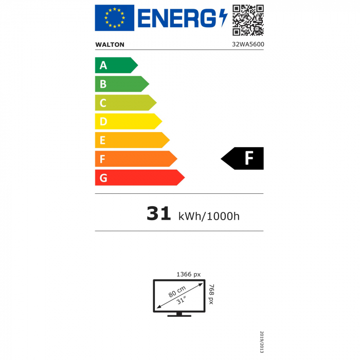 Televizor Walton 32WA5600, 80 cm, Smart, HD, LED, Clasa F [11]