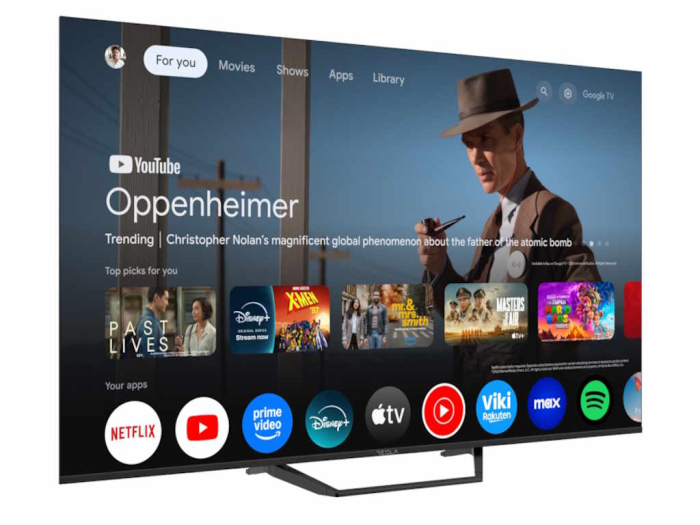 Televizor LED Tesla 65E655BUS, 165 cm, Smart Google TV, UHD, 3x HDMI, 2x USB, VESA, Negru [3]