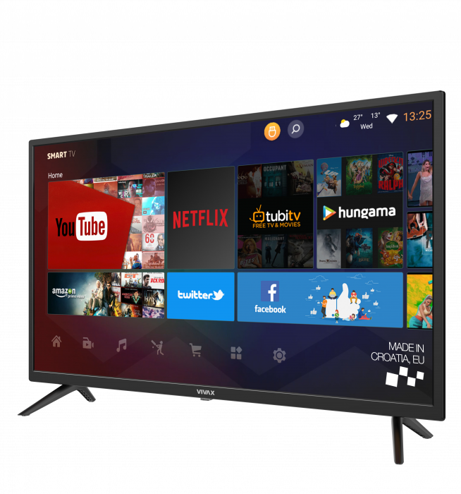 Televizor Smart Vivax 32LE114T2S2SM, 80cm, HD Ready Android, Clasa F [3]