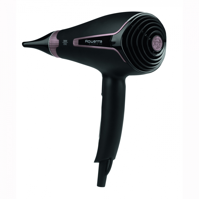 Uscator de par Rowenta Silence Premium Care CV7920F0, 2300W, Functie Ionica, 6 setari, Motor AC, Jet de aer rece, Concentrator, Difuzor pentru volum, Negru [3]