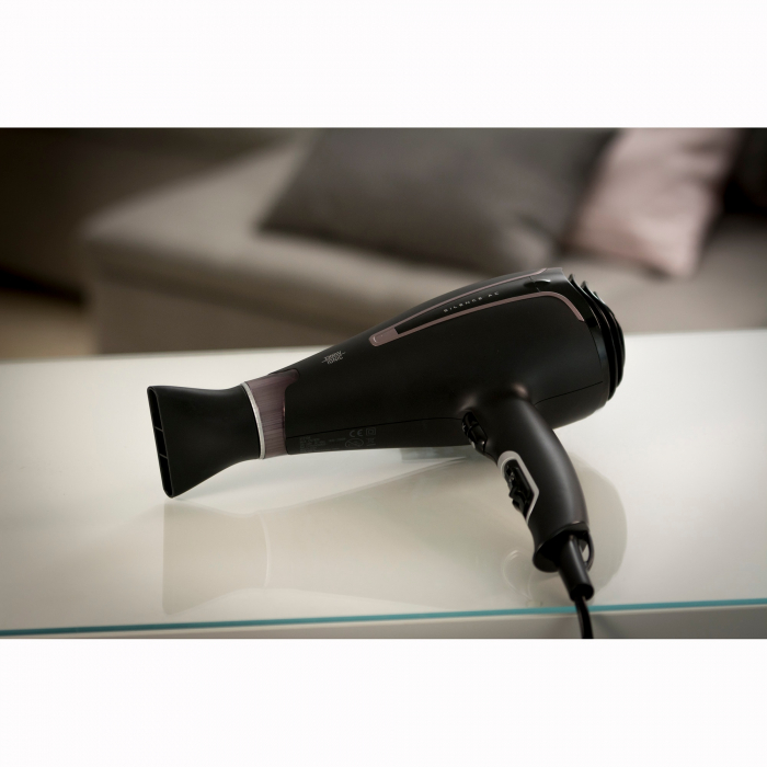 Uscator de par Rowenta Silence Premium Care CV7920F0, 2300W, Functie Ionica, 6 setari, Motor AC, Jet de aer rece, Concentrator, Difuzor pentru volum, Negru [7]