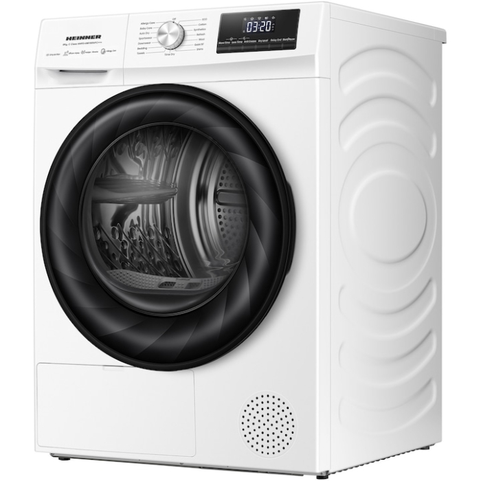 Uscator de rufe cu pompa de caldura HEINNER HHPD-HMY80IVFC+++, 8 KG, Clasa C, MOTOR INVERTER, Alb [2]