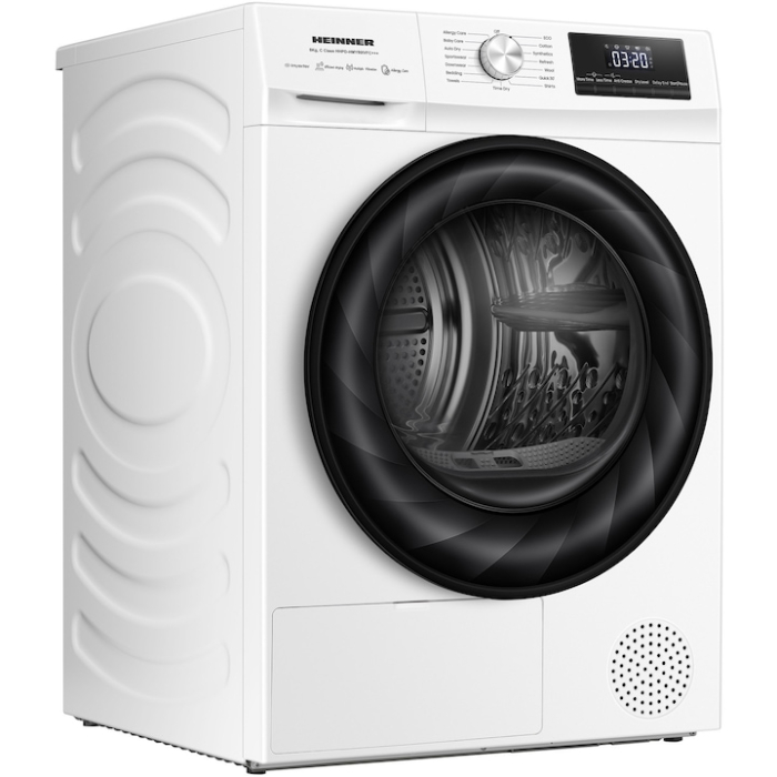 Uscator de rufe cu pompa de caldura HEINNER HHPD-HMY80IVFC+++, 8 KG, Clasa C, MOTOR INVERTER, Alb [5]