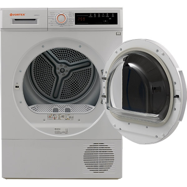 Uscator de rufe VORTEX VUR8PWH1V, Pompa de caldura, 8 kg, 15 programe, Clasa A++, alb [5]