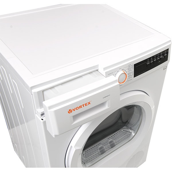 Uscator de rufe VORTEX VUR8PWH1V, Pompa de caldura, 8 kg, 15 programe, Clasa A++, alb [4]