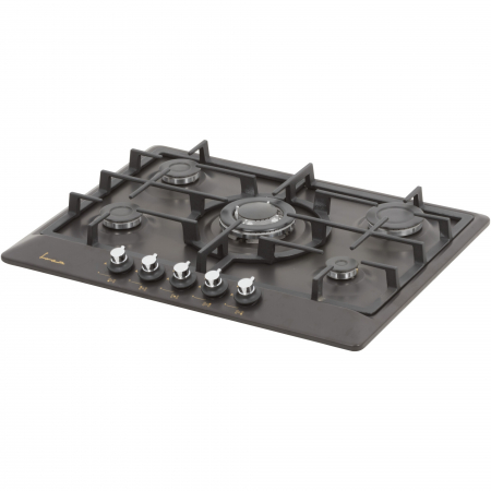 Plita incorporabila Fram FBH-S705IWF-RBK, Gaz, 5 arzatoare, Wok, Aprindere electrica, Gratar fonta, Duze GPL incluse, 70 cm, Negru [2]