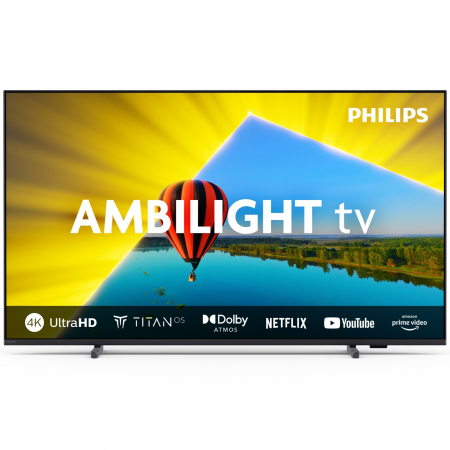 Electronice - Televizor Philips AMBILIGHT tv LED 43PUS8079, 108 cm, Smart TV, 4K Ultra HD, Clasa F (Model 2024)