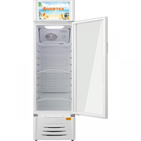 Vitrina frigorifica VORTEX VDC21SWH01M, 213 l, H 174.7 cm, Clasa B, alb [1]