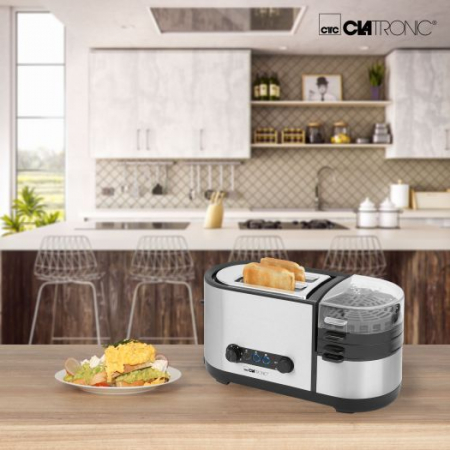 Set mic dejun TAM3688 Clatronic, Toaster + prajitor oua - RESIGILAT [2]