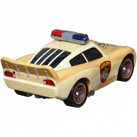 Masinuta Disney Cars 3 - Deputy Hazard Lightning Mcqueen, scara 1:55 [3]