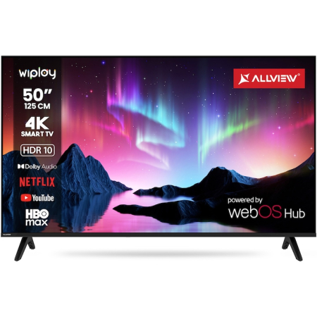 Televizoare - Televizor Allview LED 50WiPlay6301-U, 125cm, Smart, 4K Ultra HD, Clasa E