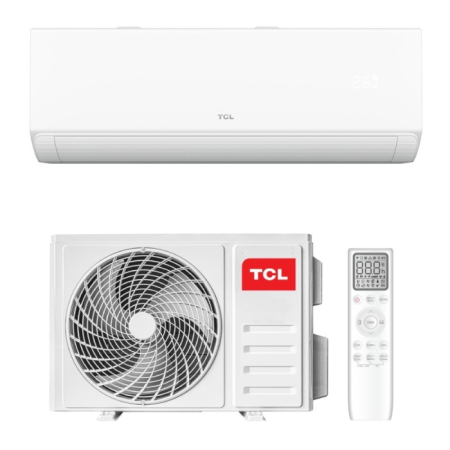 Aer conditionat - Aparat de aer conditionat TCL BreezeIN 9000 BTU, A++, AI Energy Saving, Purificare Ioni Bipolari lumina UVC, WiFi, Optimizat Incalzire, kit instalare